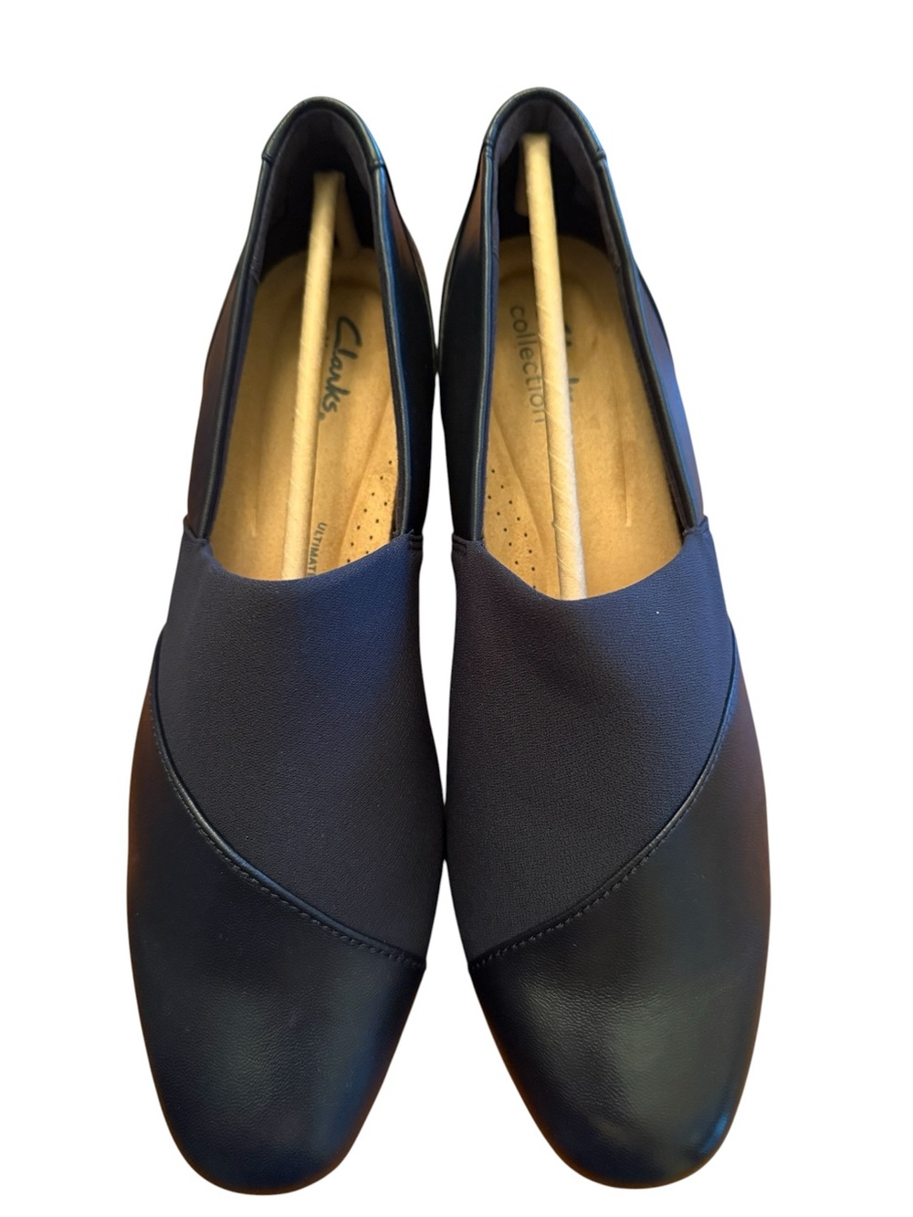 Clarks NIB Juliet Gem Navy Loafers Size 9